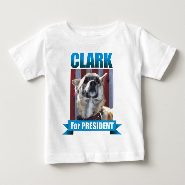 CAMISETA DE BEBÉ PERRO DE CLARK (Anverso)
