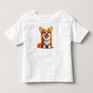 Camiseta De Bebé Perro de dibujos animados lindo