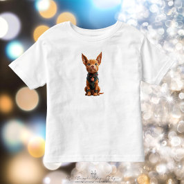 Camiseta de bebé Perro de Navidad Buen Chico