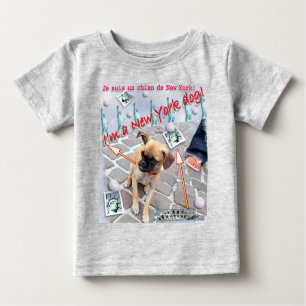 Camiseta De Bebé Perro de Nueva York