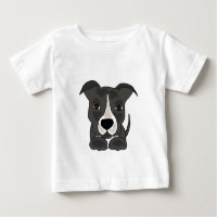 Perro de perrito gris lindo de Pitbull