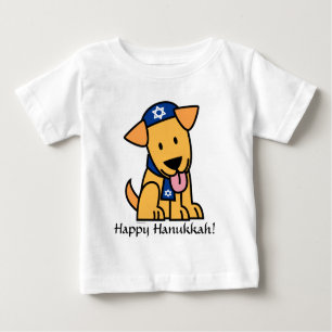 Camiseta De Bebé Perro de perrito judío del labrador retriever de