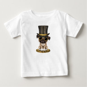 Camiseta De Bebé Perro de perrito lindo del barro amasado de