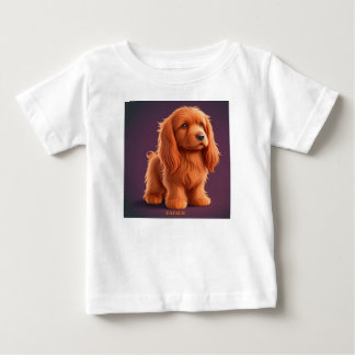 Camiseta De Bebé Perro de sentador irlandés lindo