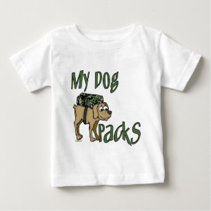 Camiseta De Bebé Perro del campamento