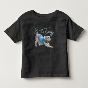 Camiseta De Bebé Perro descendente del yoga - Sea la cita energétic