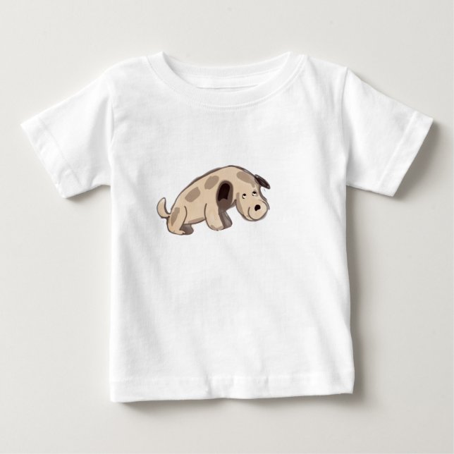 Camiseta De Bebé Perro Divertido (Anverso)