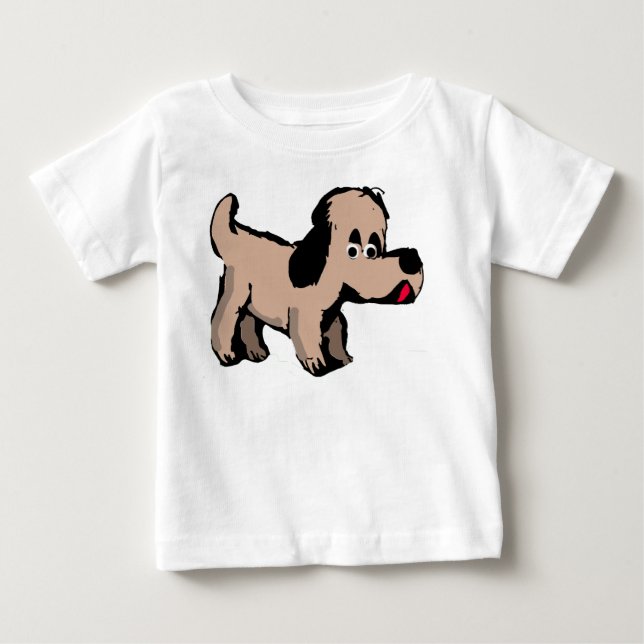 Camiseta De Bebé Perro Divertido (Anverso)