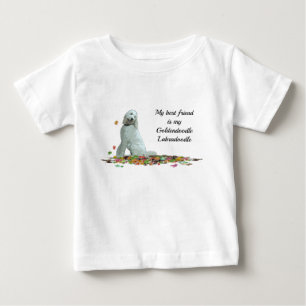 Camiseta De Bebé Perro Doodle en la camiseta del bebé