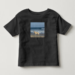 Camiseta De Bebé Perro En La Playa