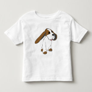 Camiseta De Bebé Perro espigado grande del afloramiento