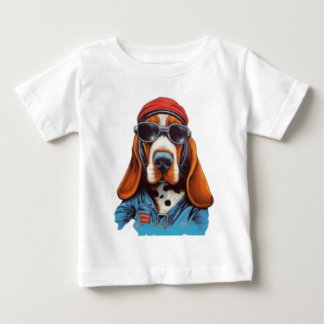Camiseta De Bebé Perro genial (Anverso)