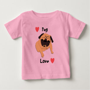Camiseta De Bebé Perro lindo del amor del barro amasado