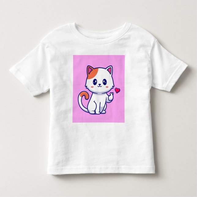 Camiseta De Bebé Perro lindo en el amor-23663 (Anverso)