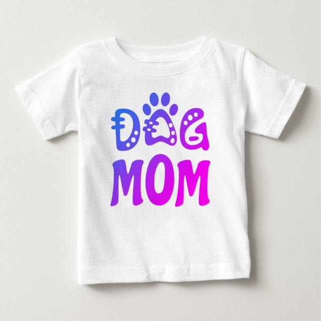 Camiseta De Bebé Perro Mamá (Anverso)