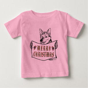 Camiseta De Bebé Perro navidad: ¡Feliz Navidad!