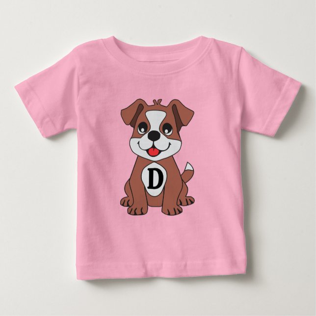 Camiseta De Bebé perro pequeño (Anverso)