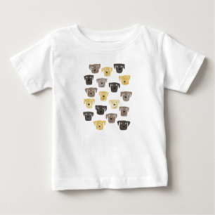 Camiseta De Bebé Perro recuperador de labrador lindo
