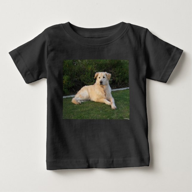 Camiseta De Bebé Perro relajante (Anverso)
