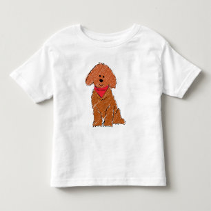 Camiseta De Bebé Perro rojo de perro Personalizado personalizado li