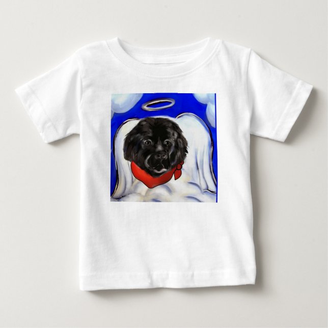 Camiseta De Bebé Perro Terranova (Anverso)