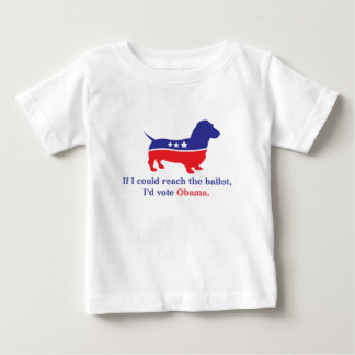 Camiseta De Bebé Perro Weiner, Dachshund.