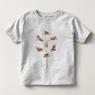 Camiseta De Bebé Perros cavadores sucios - en vacaciones en la play