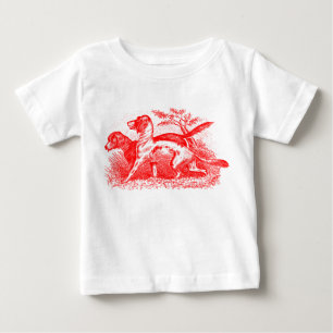 Camiseta De Bebé Perros de época