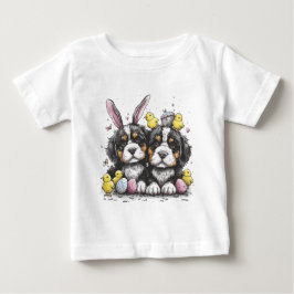 Camiseta De Bebé Perros de montaña de la Semana Santa Bernesa