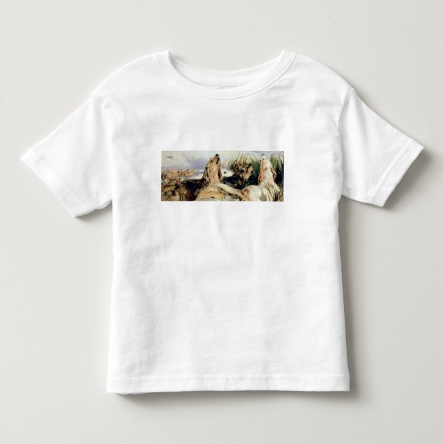 Camiseta De Bebé Perros de nutria (Anverso)