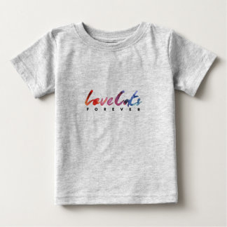 CAMISETA DE BEBÉ PERROS GATOS PARA SIEMPRE