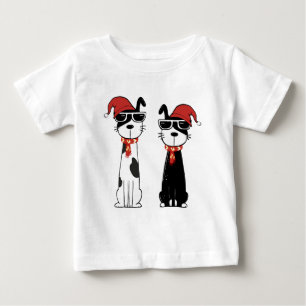 Camiseta De Bebé Perros geniales de invierno