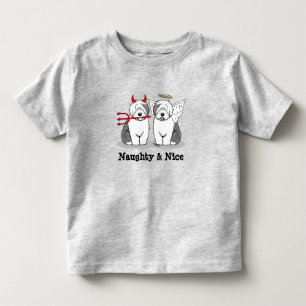Camiseta De Bebé Perros ingleses tristes y bonitos (Gris 1)