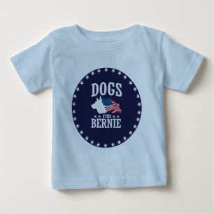 CAMISETA DE BEBÉ PERROS PARA LAS CHORREADORAS DE BERNIE