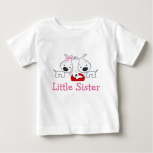 Camiseta De Bebé Perros Pequeña Hermana