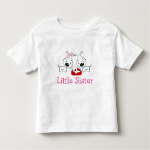 Camiseta De Bebé Perros Pequeña Hermana