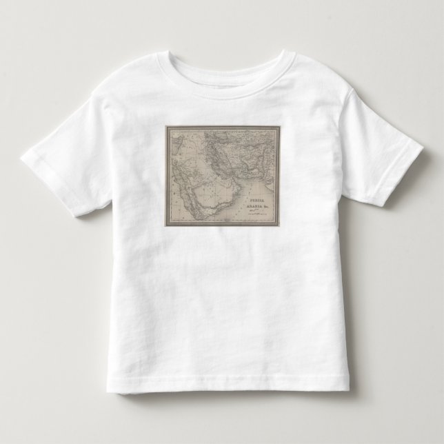 Camiseta De Bebé Persia y Arabia (Anverso)