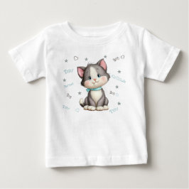 Camiseta De Bebé Persona Pequeña Gran Cattitud