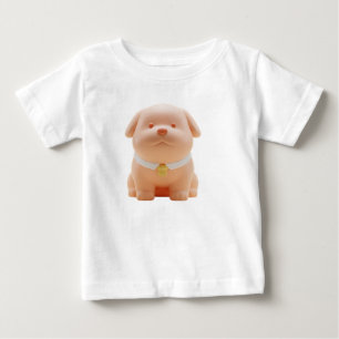 Camiseta De Bebé Personaje de cachorro estilizado