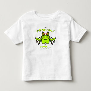 Camiseta De Bebé Personaje de dibujos animados divertido rana fresc