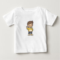 Personaje de dibujos animados minimalista y amigab