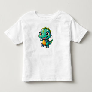 Camiseta De Bebé Personaje de dinosaurio bebé para niños