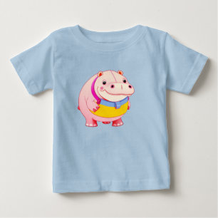 Camiseta De Bebé Personaje de Hippo Feliz