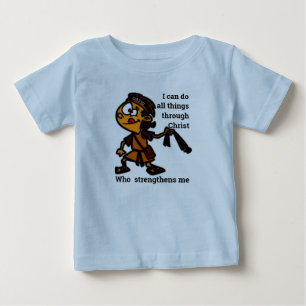 Camiseta De Bebé Personaje héroe de la historia bíblica de David co