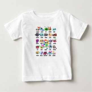 Camiseta De Bebé personajes de Dandy's World Toons