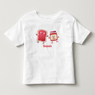 Camiseta De Bebé Personajes divertidos de la caricatura sobre pan y