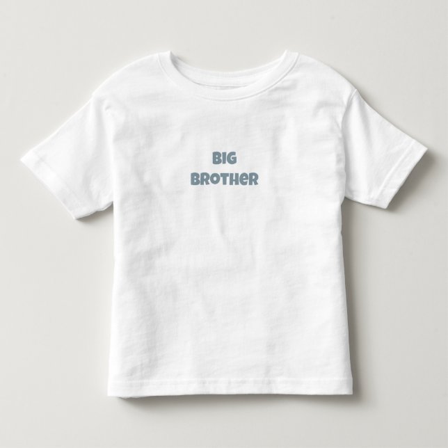 Camiseta De Bebé Personalised Pregnancy Announcement Big Brother. (Anverso)