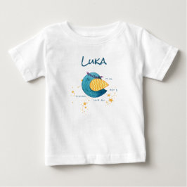 Camiseta De Bebé Personalisiertes Geburtsdaten Baby T-shirt
