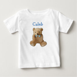 Camiseta De Bebé Personaliza este pequeño camisón de Teddy Bear