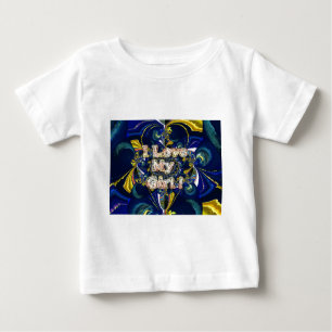 Camiseta De Bebé Personaliza tu amor infinito: Amo a mi Chica